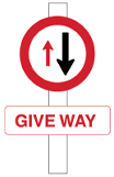 give way to traffic